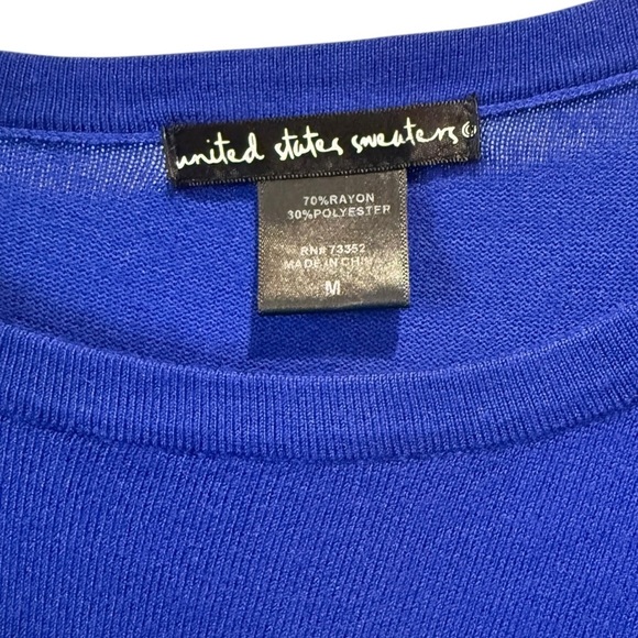 United States Sweaters Royal Blue Top - Picture 2 of 4